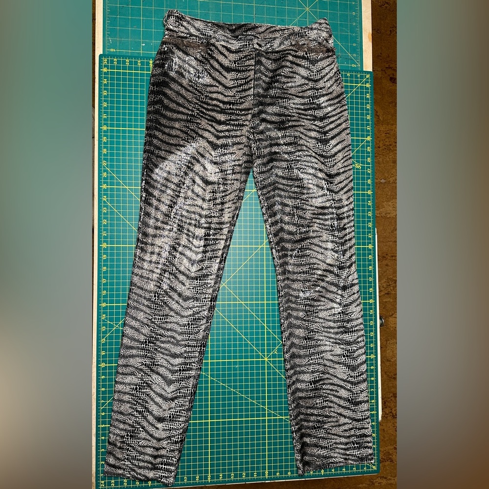 Vintage Y2K HTF Betsey Johnson Zebra Snake Top and Pants